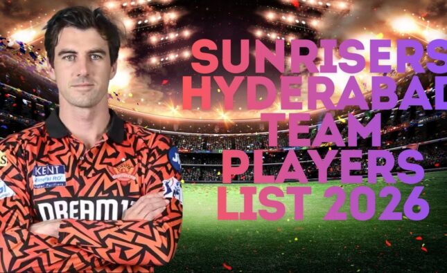 Sunrisers Hyderabad Team Players List 2026