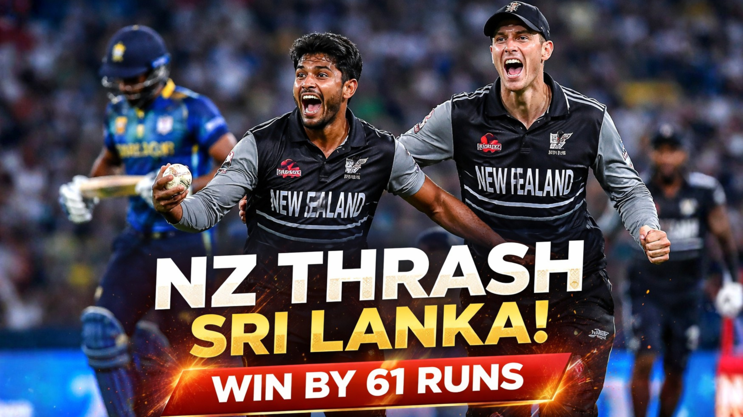 न्यूज़ीलैंड बनाम श्रीलंका