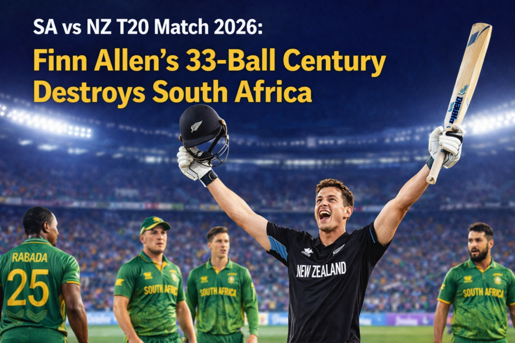 SA vs NZ T20 Match