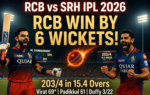 RCB vs SRH IPL 2026 Match 1