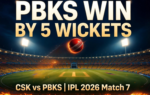 CSK vs PBKS IPL 2026 Match 7 Full Scorecard
