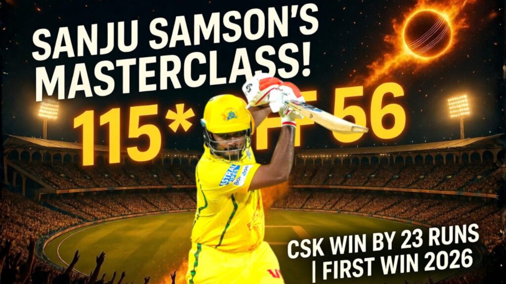 CSK vs DC IPL 2026 Highlights