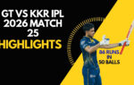 GT vs KKR IPL 2026 Match 25