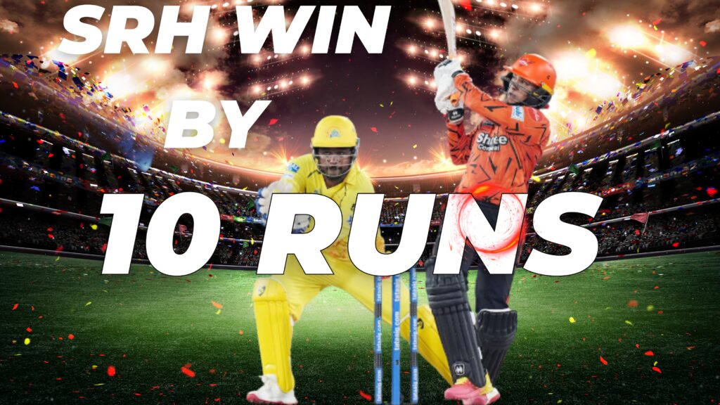SRH vs CSK IPL 2026