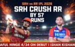 SRH vs RR IPL Match Analysis and Scorecard