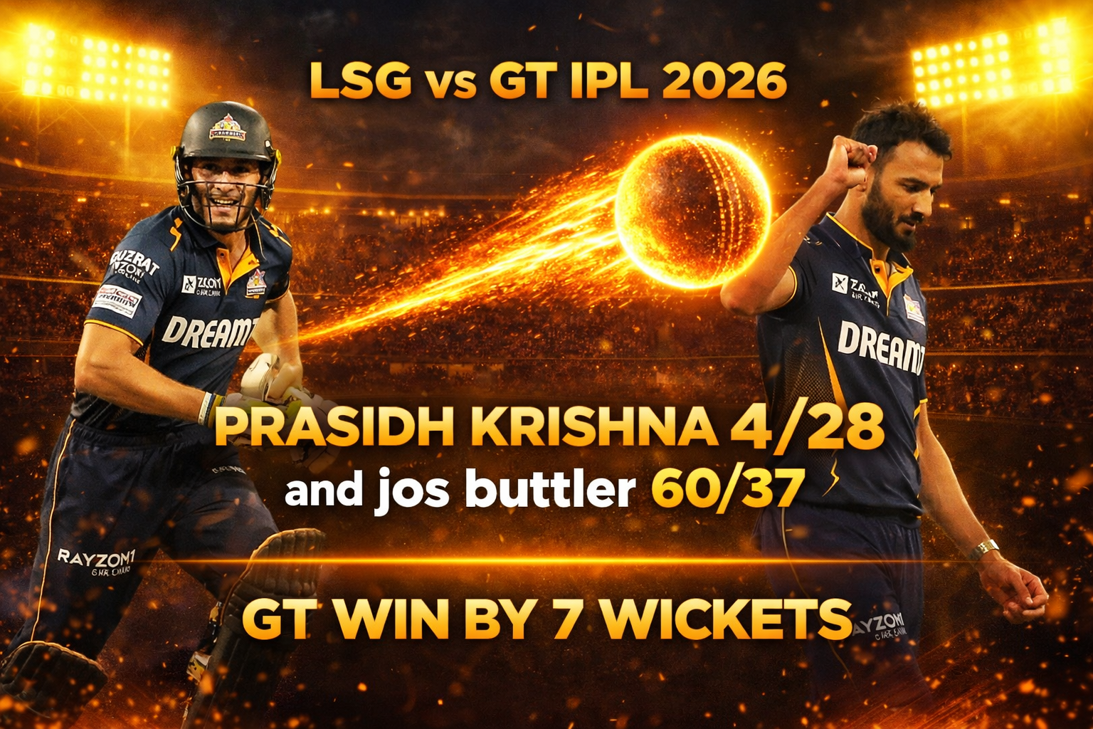LSG vs GT IPL 2026 Highlights